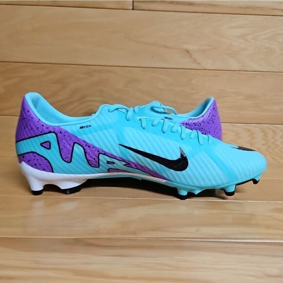Nike Zoom Vapor 15 Academy Mens Size 10 DJ5631-300 FG/MG Turquoise Soccer Cleats - Picture 11 of 15